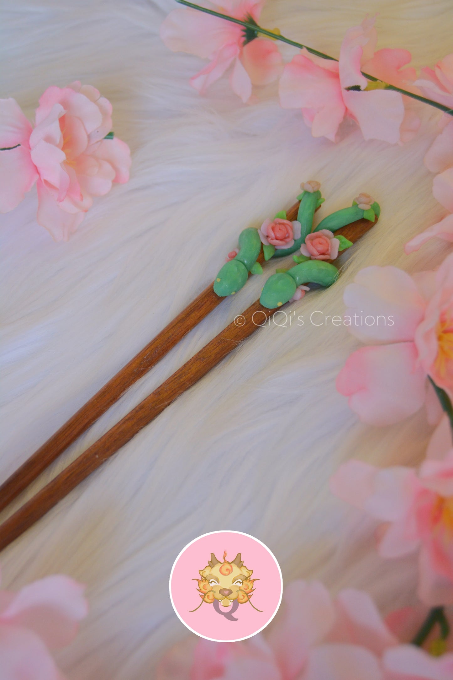 Peony snake chopsticks