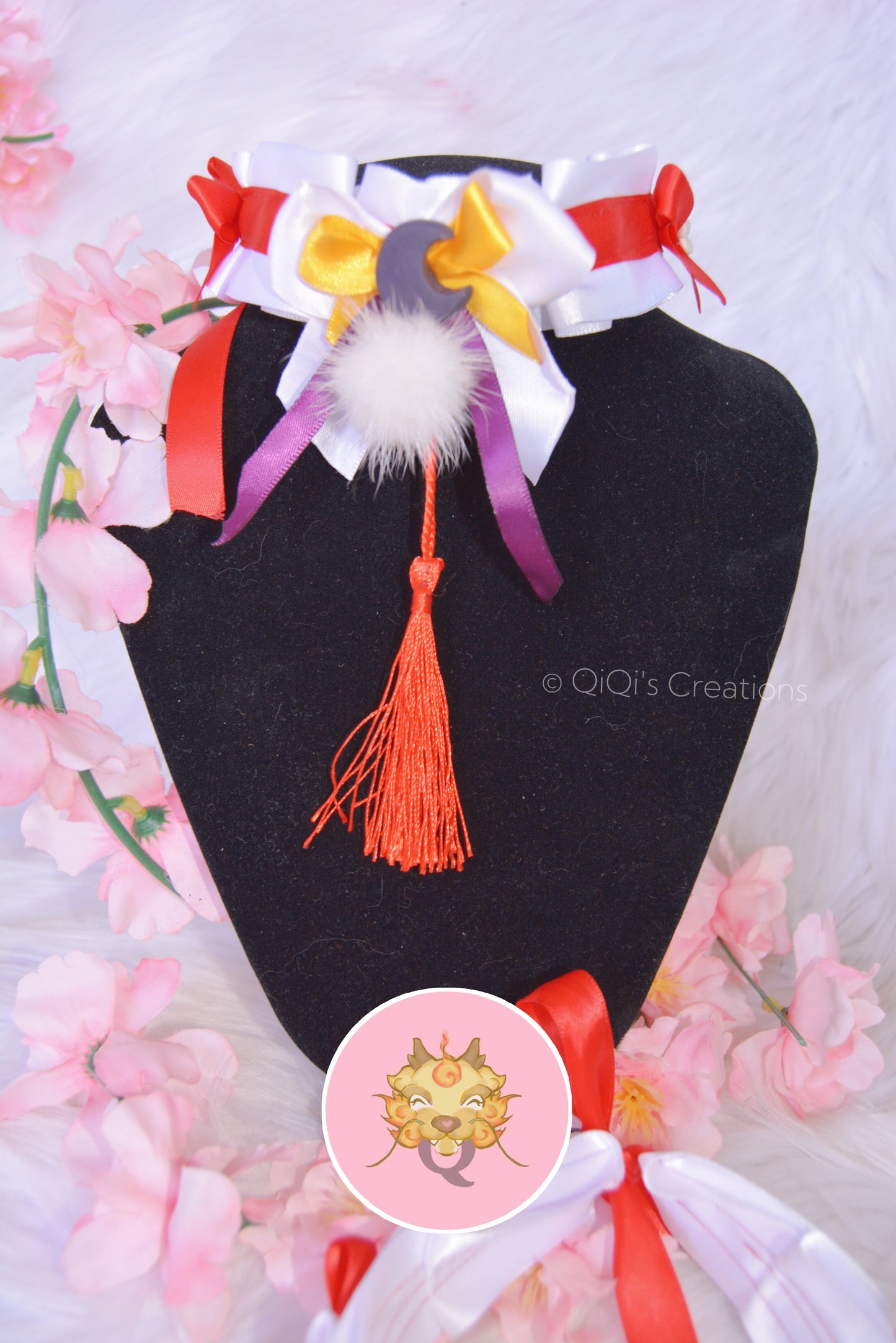 Yokai Lord pleated choker