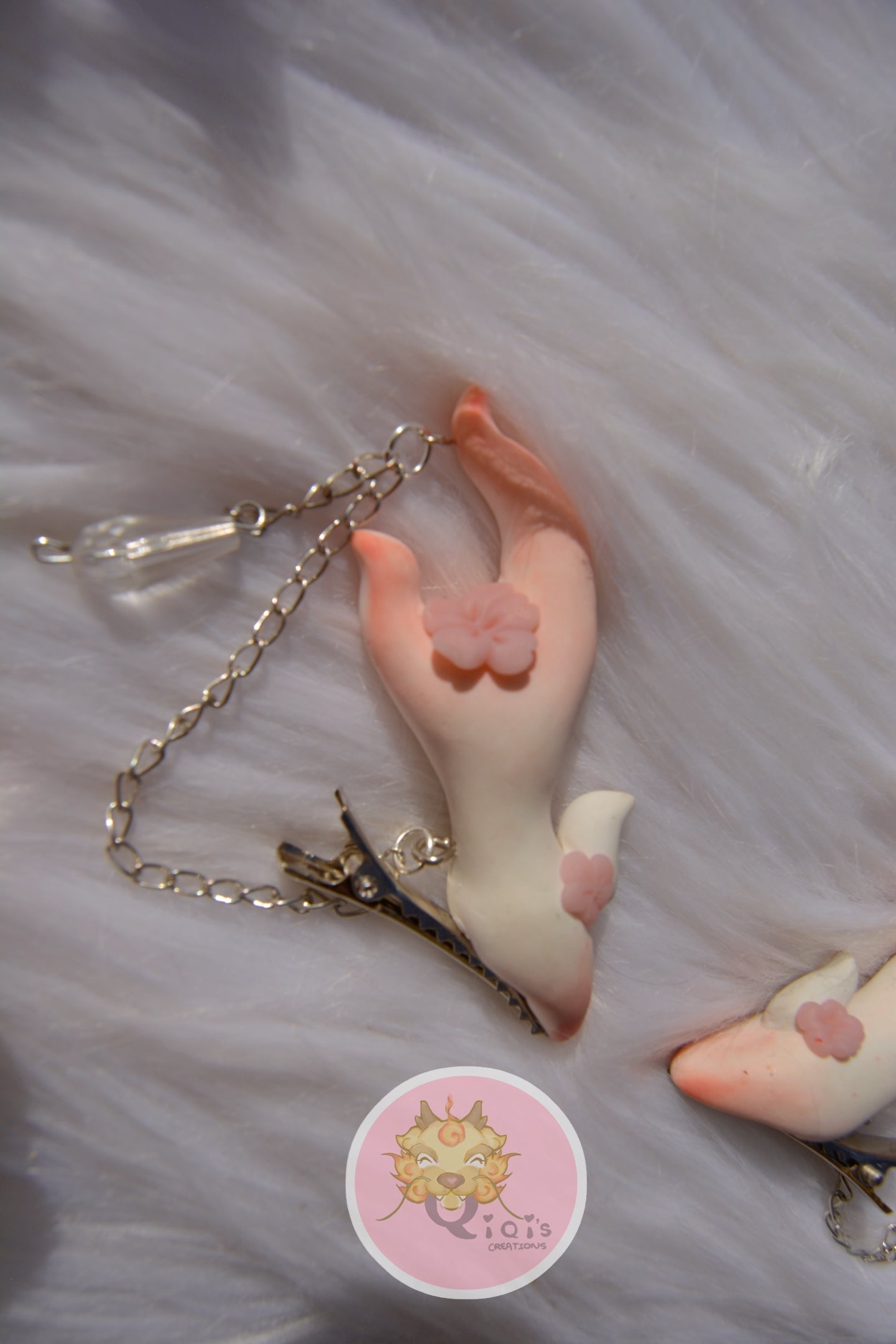 Hanfu cherry blossom dragon horns (small)