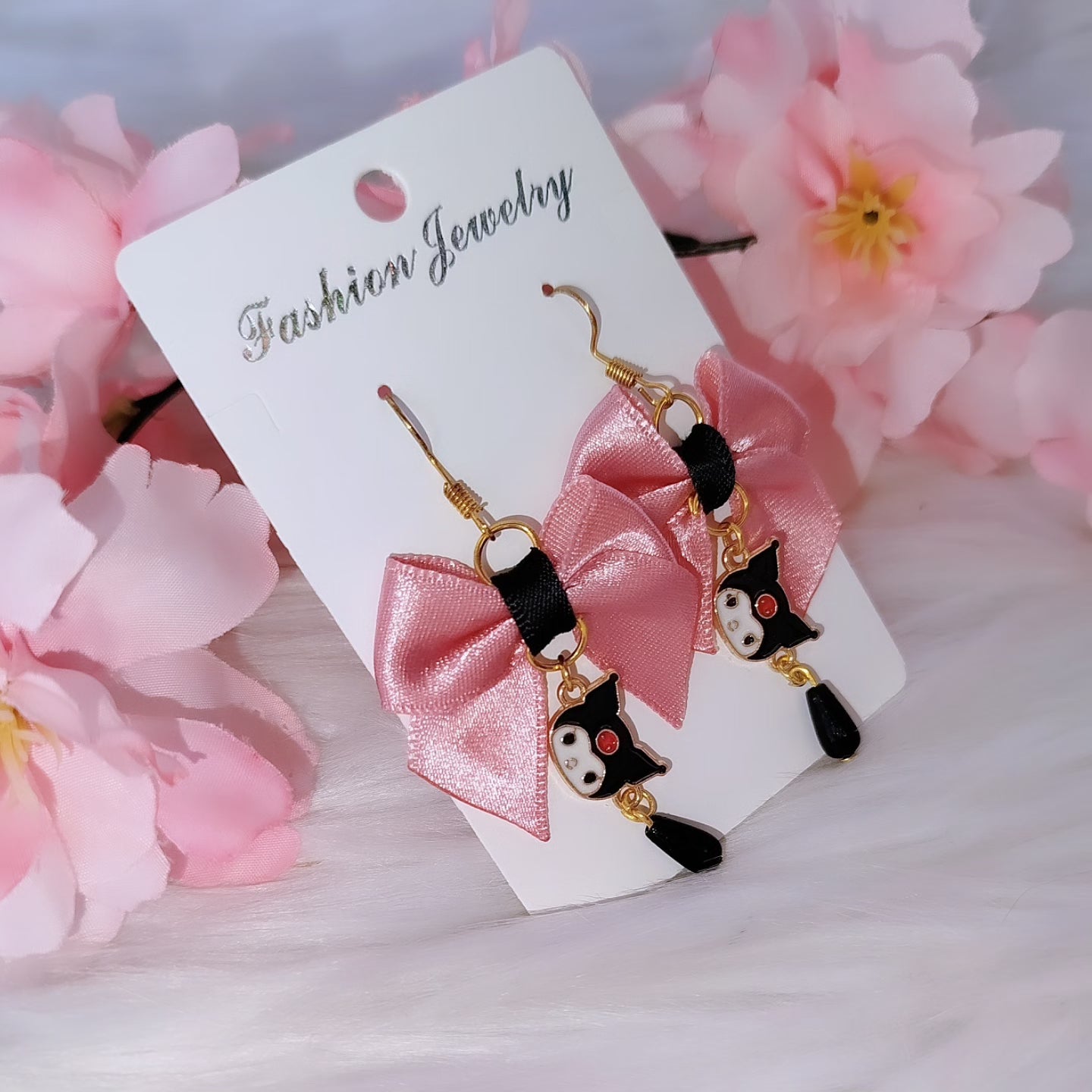 Sanrio bow earrings
