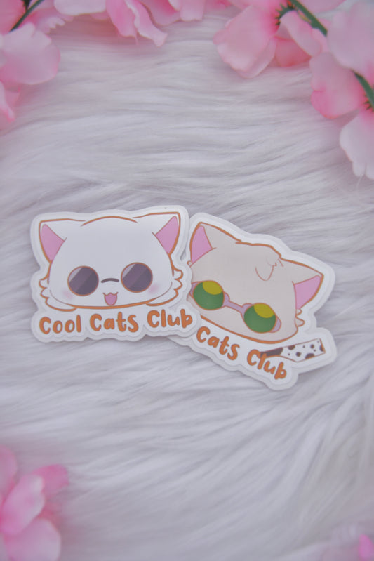 Cool Cats Club Stickers