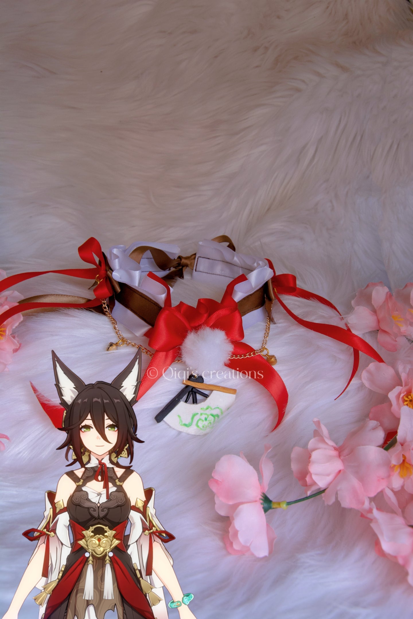 Tingyun pleated choker