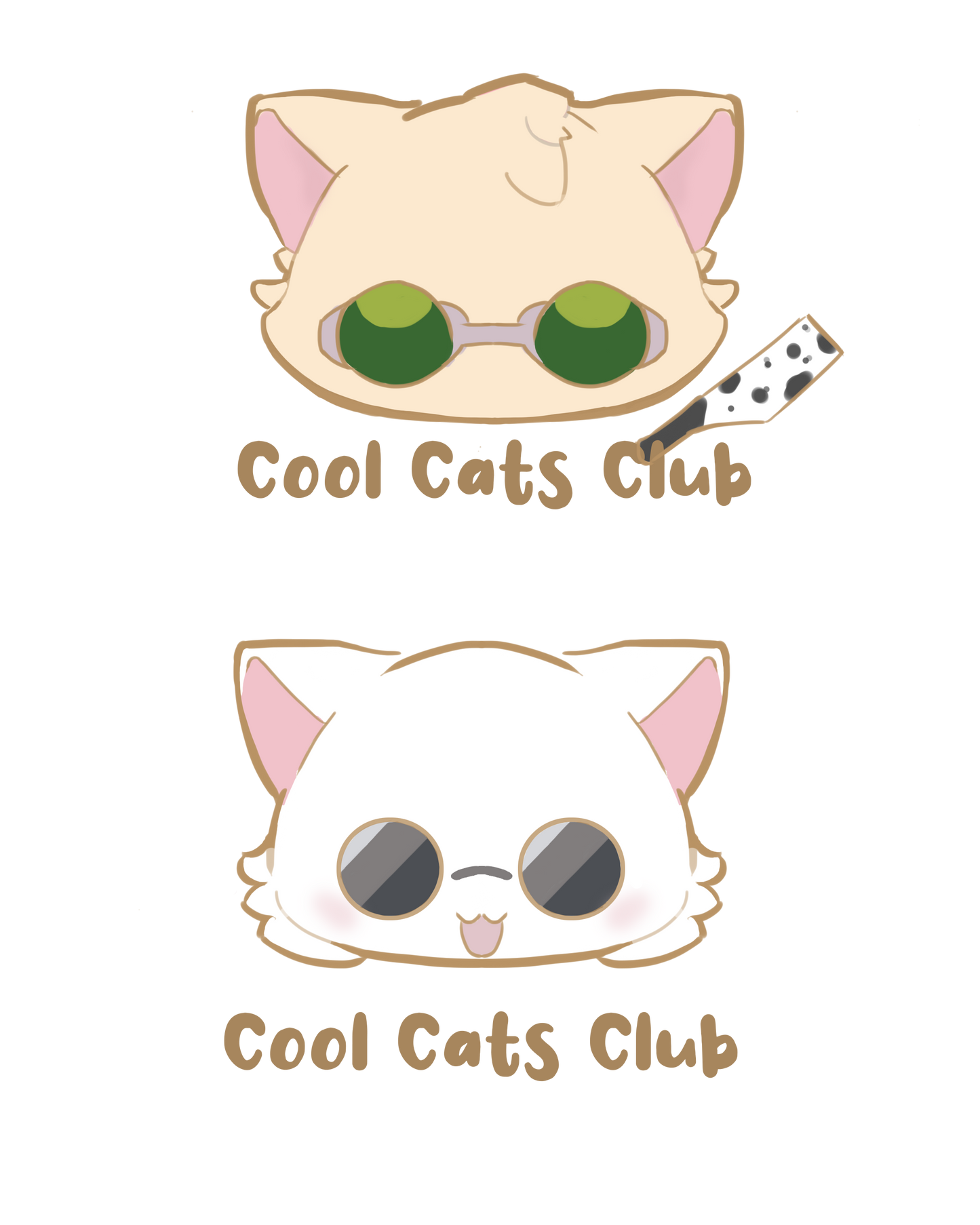 Cool Cats Club Stickers