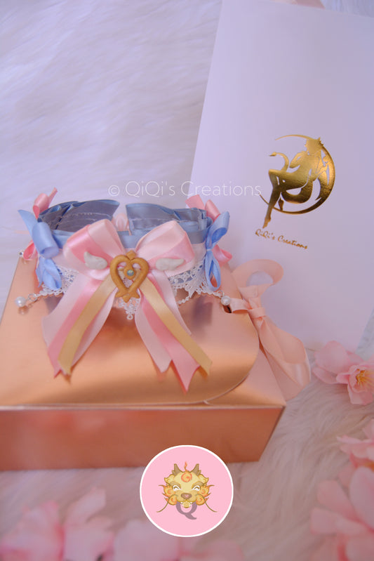 Sigewinne pleated choker