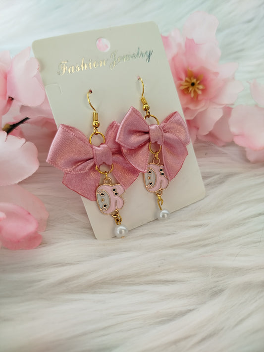 Sanrio bow earrings